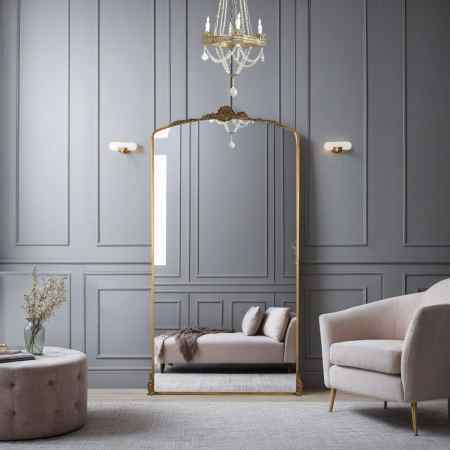 Belle & June Adeline Ornate Floor Mirror